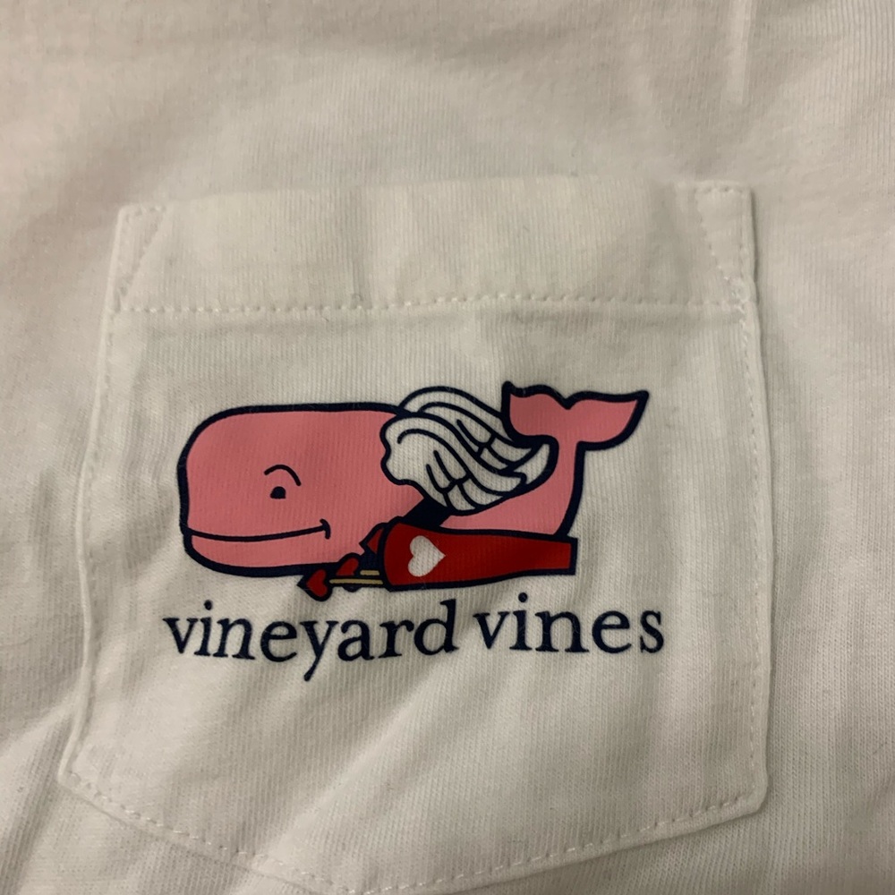 Valentines theme pocket tee